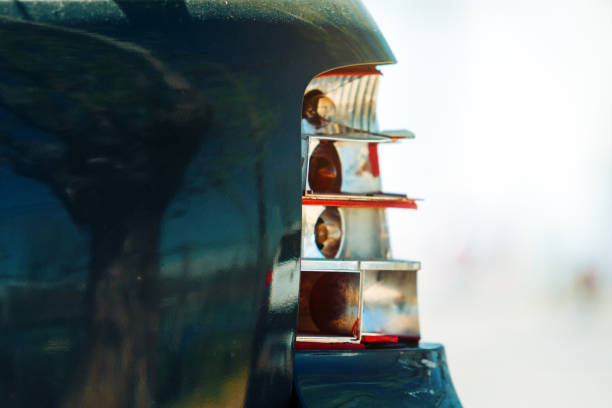 istock Close up of a broken car rear headlight after an accident 860951540