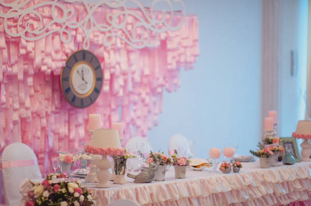 istock Decoration of tables at the wedding 860958570