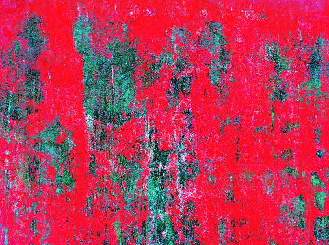 red concrete grunge green wall textured