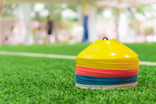 Plastic cone training plates for Indoor grass field sport training