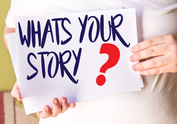 istock Whats Your Story? on white paper 860969442