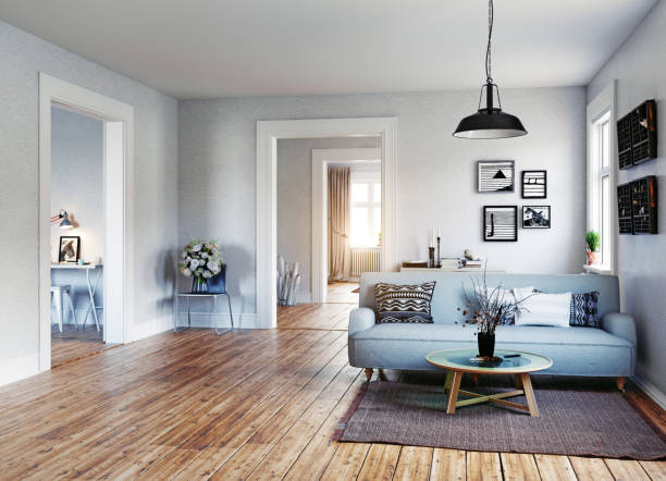 gli interni moderni - carpet caucasian domestic room home interior foto e immagini stock