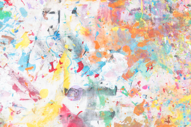 istock Grunge acrylic on canvas hand painted 860977472