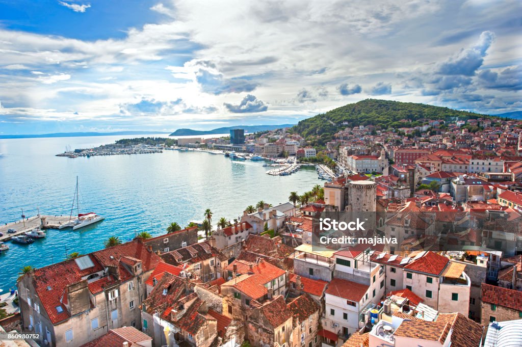 Split die skyline - Lizenzfrei Kroatien Stock-Foto