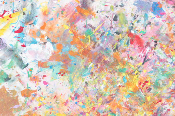istock Grunge acrylic on canvas hand painted 860981144