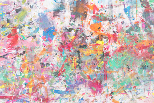 istock Grunge acrylic on canvas hand painted 860981468