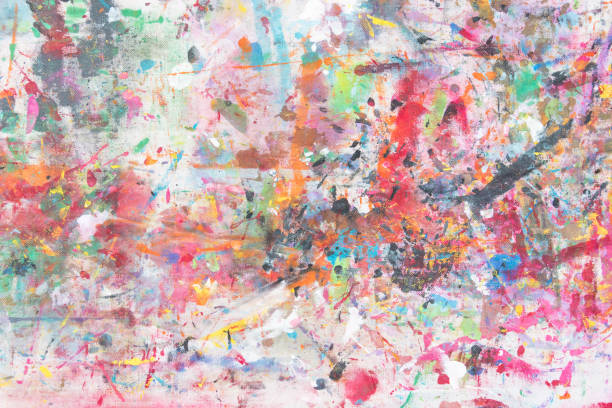 istock Grunge acrylic on canvas hand painted 860981554