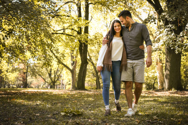 istock Happy couple outdoor. 860984274