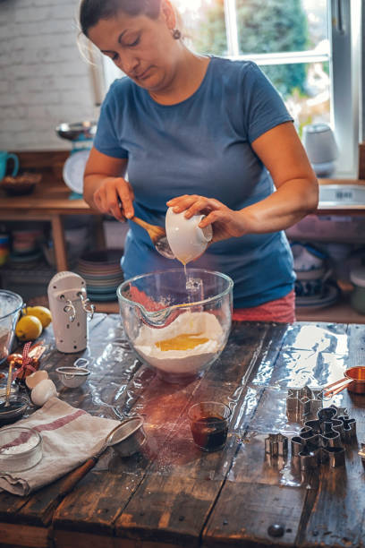 istock Preparing Gingerbread Cookies in Domestic Kitchen 860999428