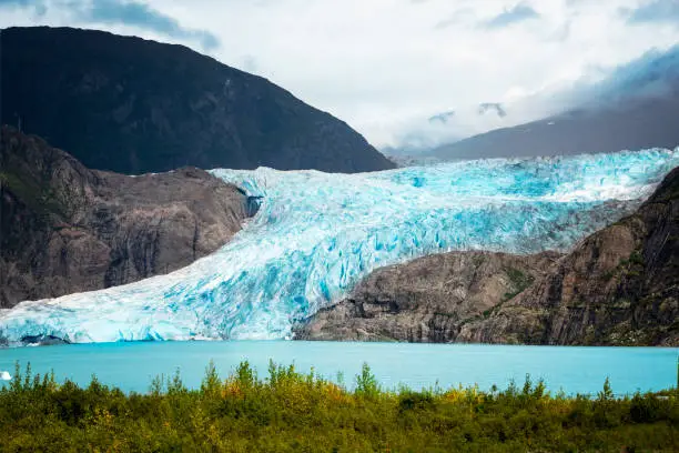 Photo of Mendenhall glacier national park, Juneau, Alaska, USA