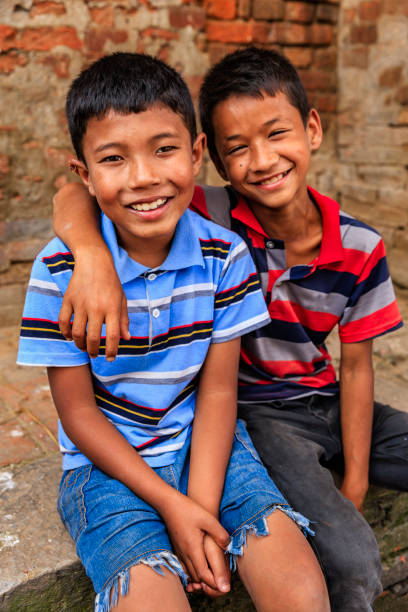 istock Two young Nepali boys in Bhaktapur 861018240