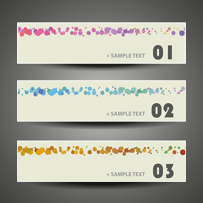 Web Design Elements Header Designs Stock Illustration - Download Image ...