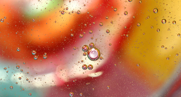 istock Oil in water background 861025922