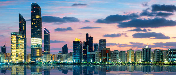 istock View of Abu Dhabi Skyline at sunset 861031086