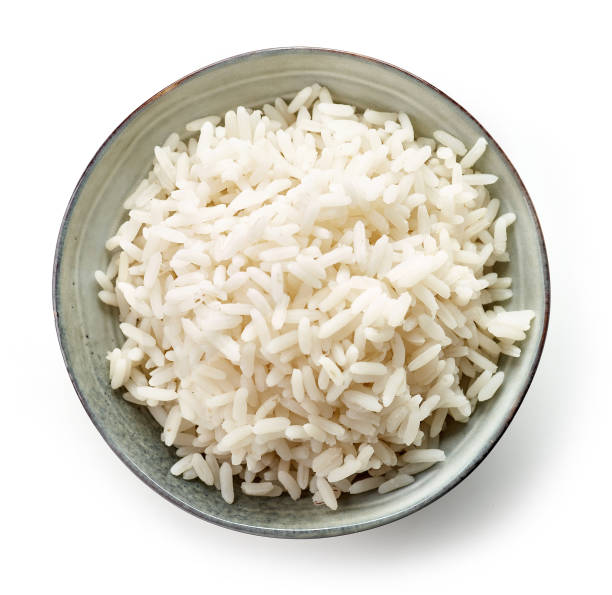 istock Bowl of boiled long grain rice 861031422