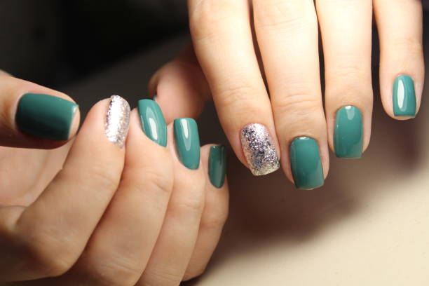 istock Fashionable design of manicure 861036924