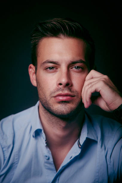 istock Headshot of a beautiful man 861037402
