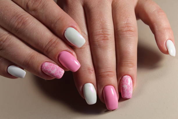 istock Fashionable design of manicure 861037652