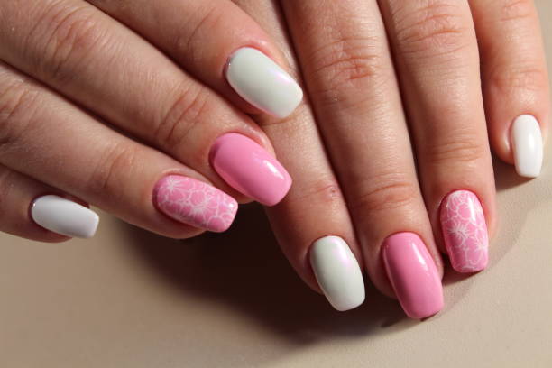 istock Fashionable design of manicure 861037692