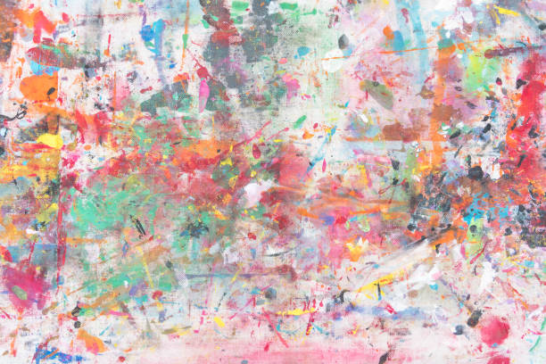 istock Grunge acrylic on canvas hand painted 861039812
