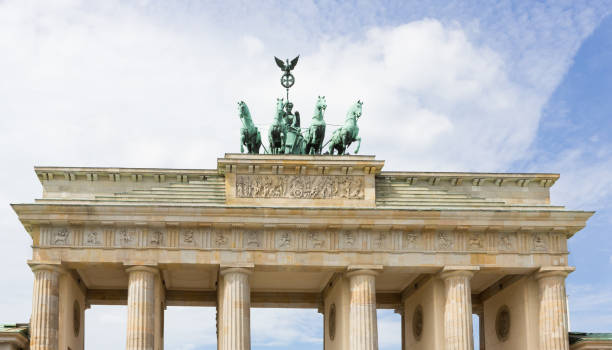 istock Brandenburg Gate  with Partly Cloudy Sky 861057312