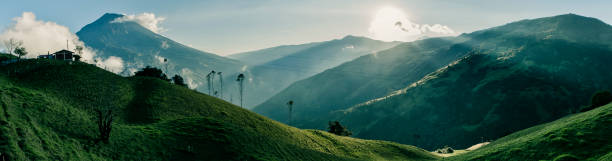 Belmira landscape, paramo, frailejones, espeletia, waterfall