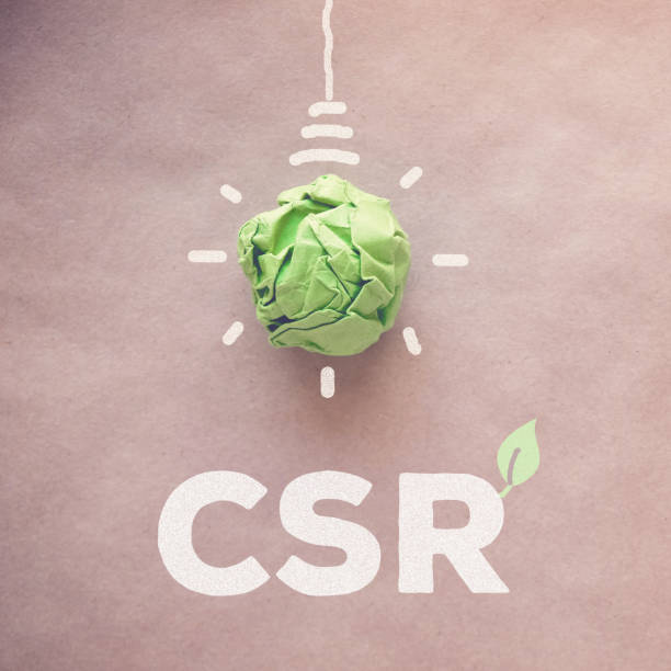 Green paper light bulb, eco energy saving concept