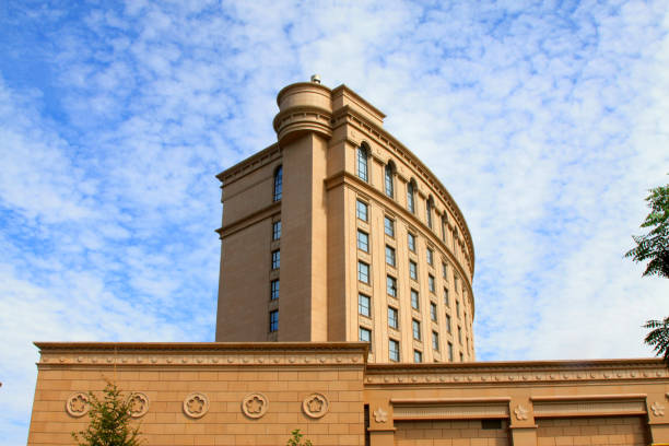 Luxury building under the blue sky, China
