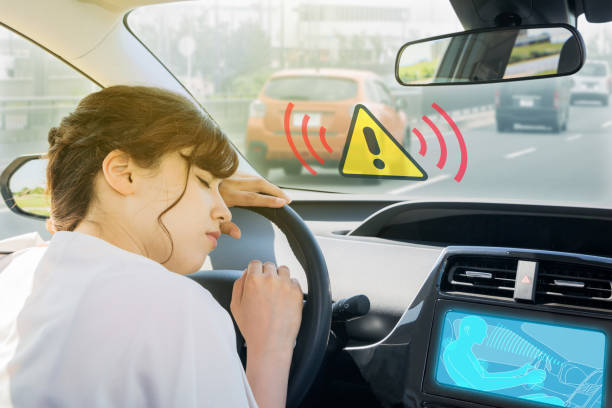 istock doze prevention apparatus. driver assistance system. car interior and driver. 861086802