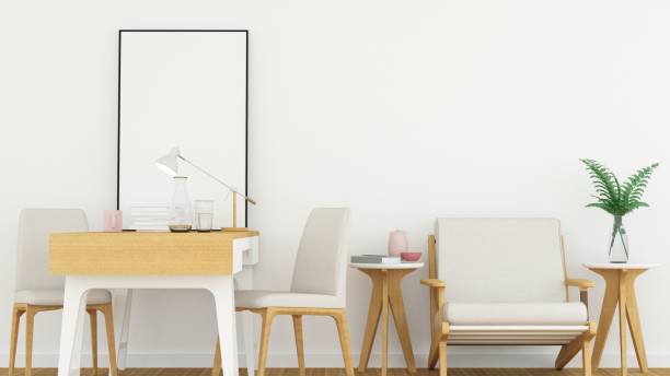 istock Interior Relax space in condominium and wall decoration - 3d rendering 861089374