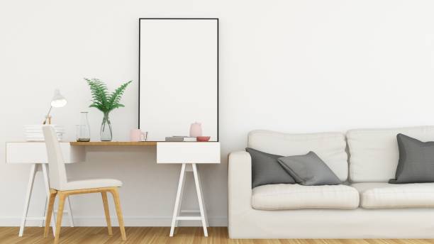 istock Interior Relax space in condominium and wall decoration - 3d rendering 861089378