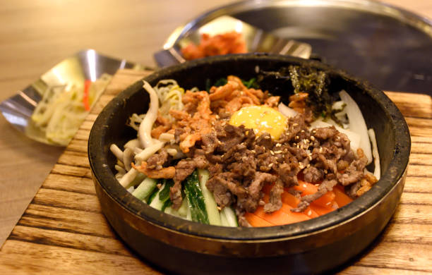 istock Korean Rice in hot pot Bibimbap 861092494