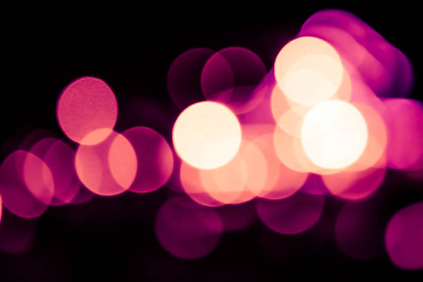 istock Bokeh light purple out of focus blur background. 861093434