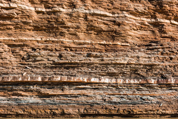 Rock layers stock photo