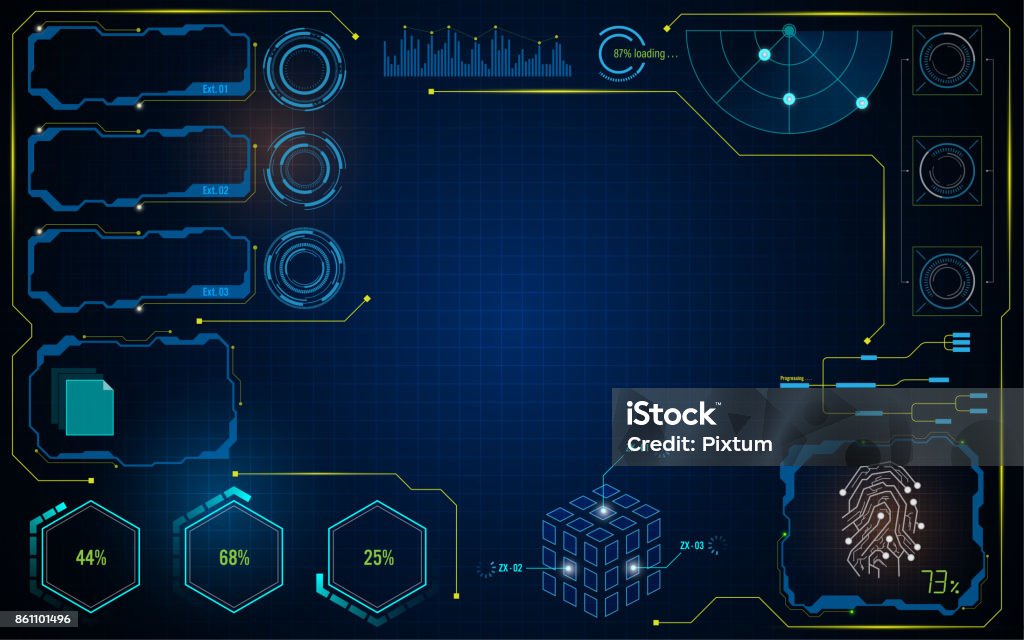 Hud Ui Text Background Abstract Hud Ui Screen Tech Digital Concept Background Template Design ...