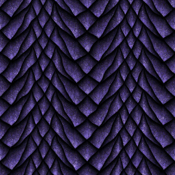istock Seamless texture of dragon scales 861107832
