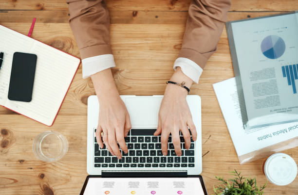 istock Typing my way to success 861128920