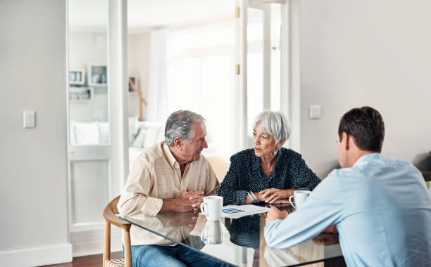 Getting expert financial advice to help them through old age