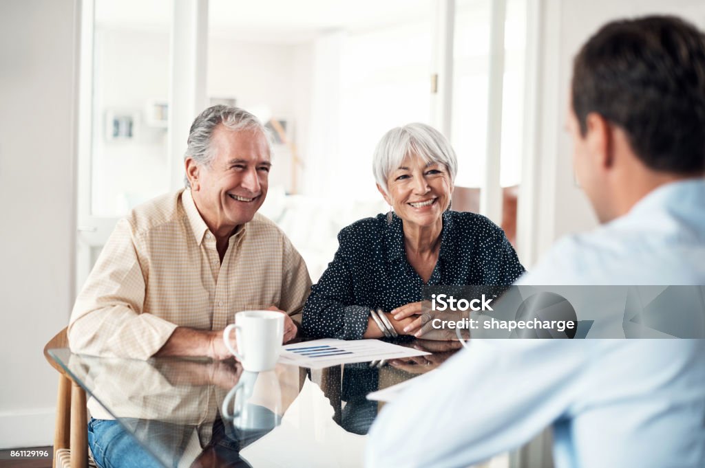 Gewährleisten sie einen stressfreien Ruhestand durchkommen - Lizenzfrei Pensionierung Stock-Foto