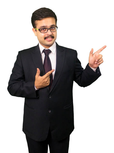 istock Young professional man pointing his finger to something 861139316