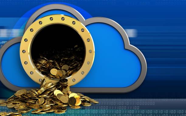 istock 3d golden coins over cyber 861142604