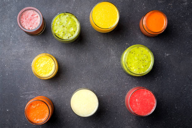 istock Glasses of fresh juice 861157568