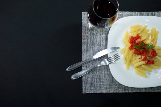 istock Delicious pasta with tomato sauce 861161008