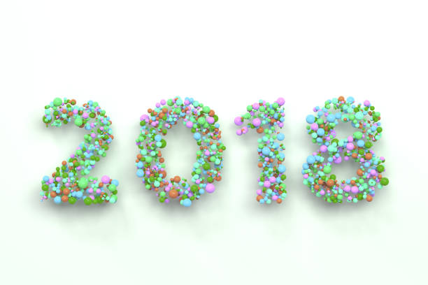 istock 2018 number from colorful balls on white background 861164950