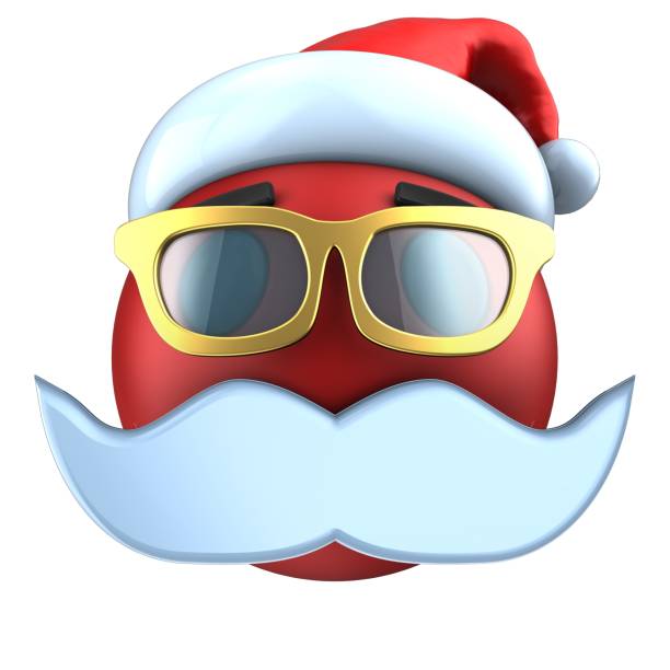 istock 3d red emoticon smile with christmas hat 861173254