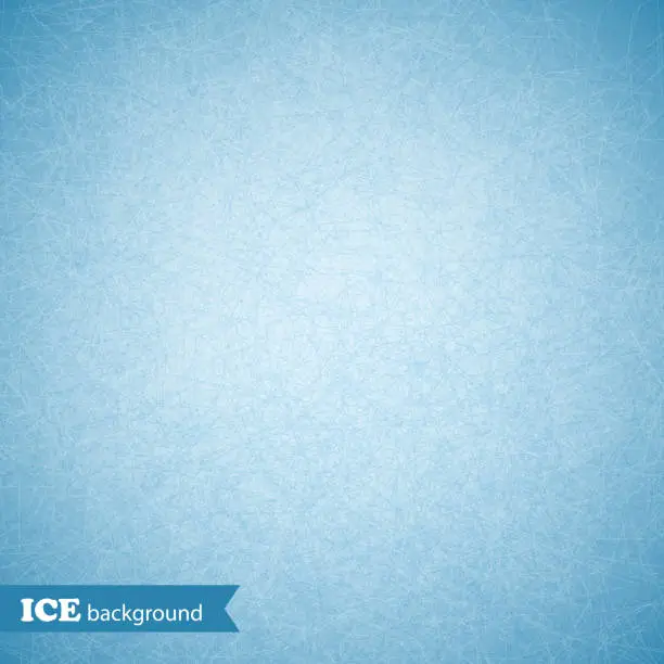 Vector illustration of Ice scratched background, texture, pattern. Vector illustration