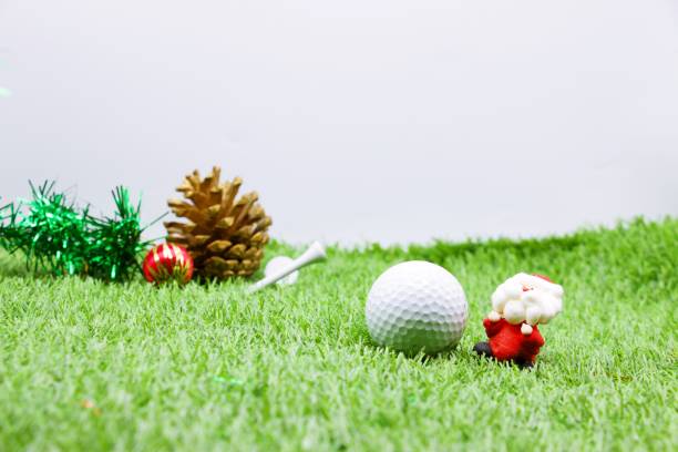 istock Christmas decoration for golfer 861197870