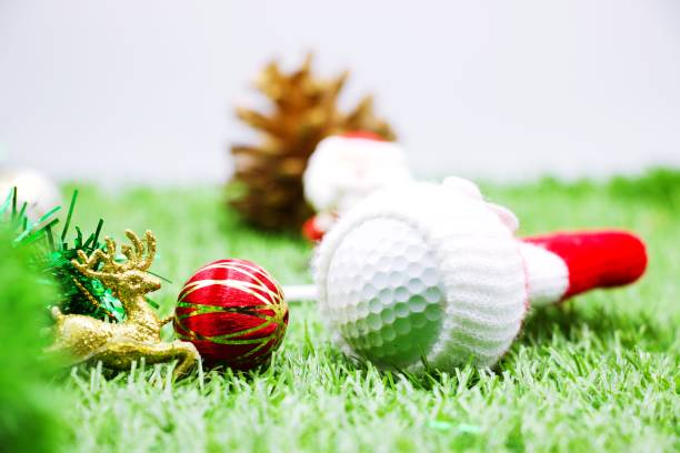 istock Christmas decoration for golfer 861197882