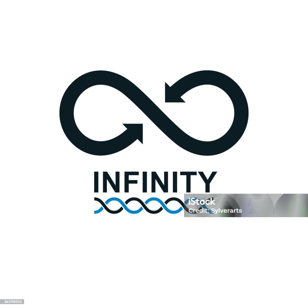 Infinity Loop vector symbol, conceptual icon special design. Infinity stock vector