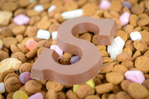 istock Sinterklaas or Sint Nicolaas Dutch Children's holiday pepernoten candy 861202068